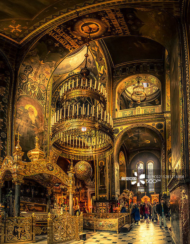 基辅的美丽大教堂图片素材