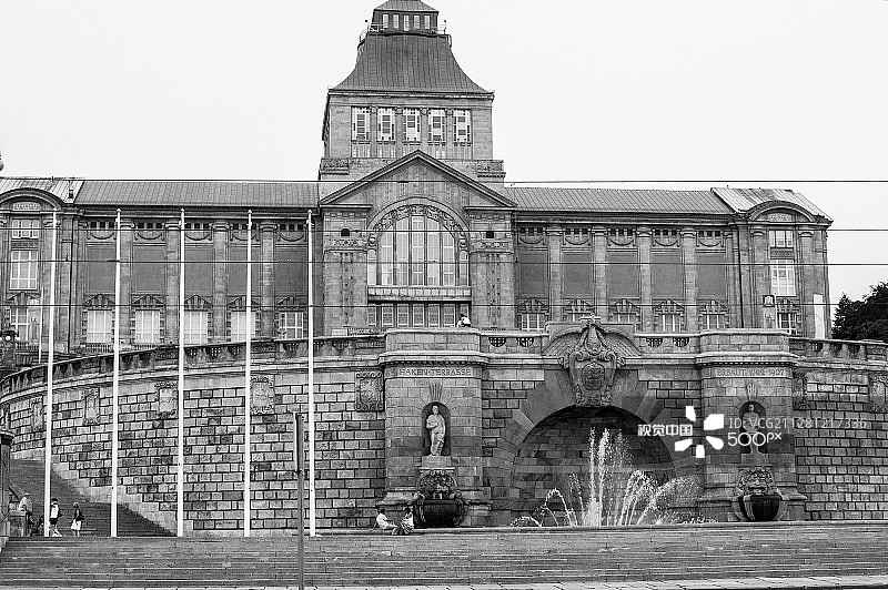 波兰什切青的码头图片素材