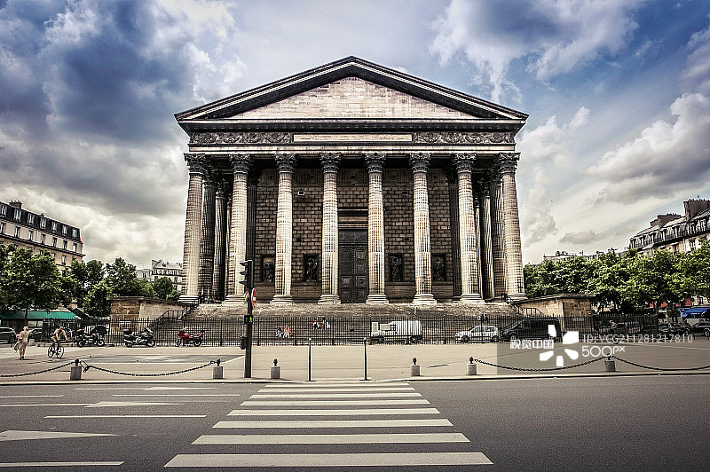 玛德莲蛋糕全景图片素材