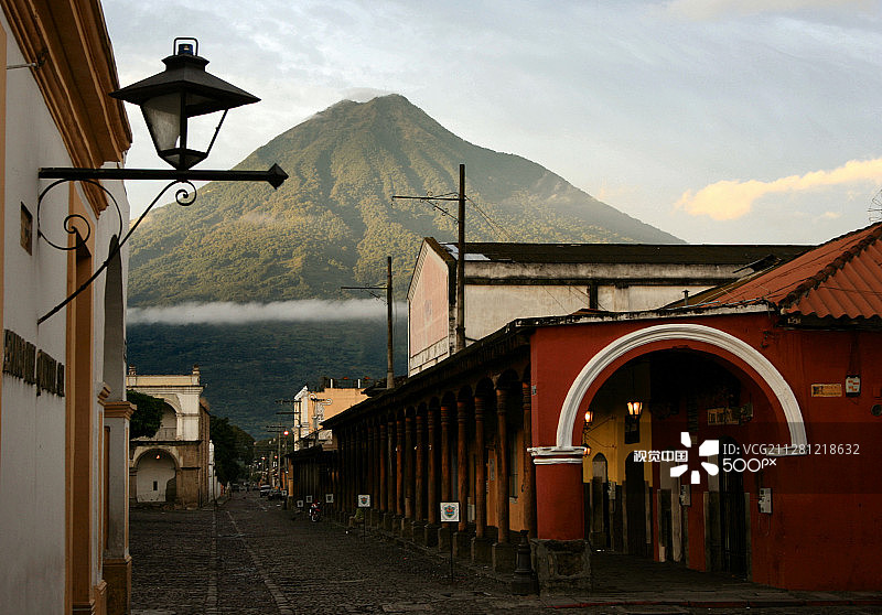 危地马拉安提瓜广场图片素材
