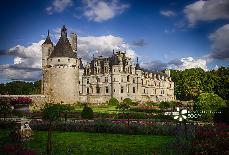 舍农索城堡图片素材