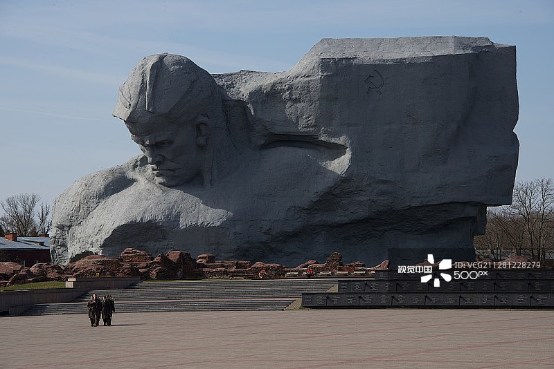 布列斯特要塞的主要士兵纪念碑图片素材