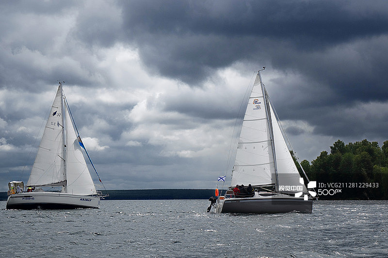 帆船赛图片素材