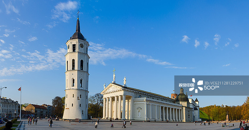 维尔纽斯大教堂广场图片素材
