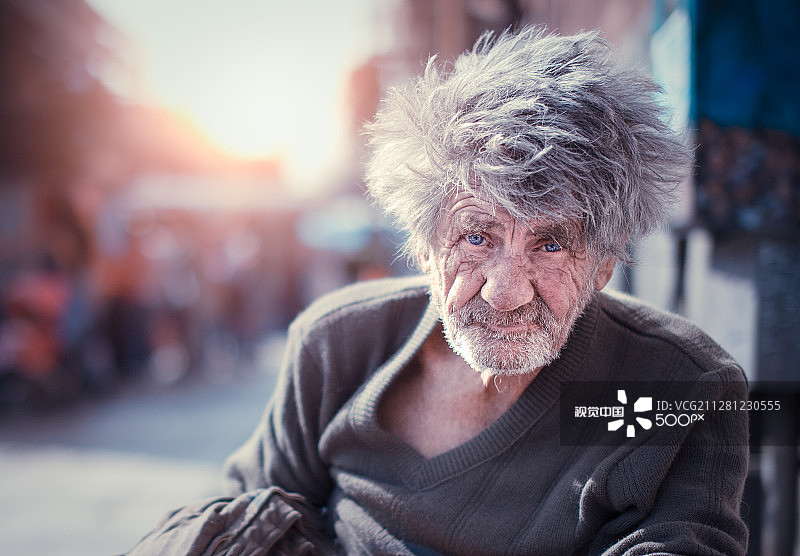 保加利亚索非亚的流浪汉图片素材