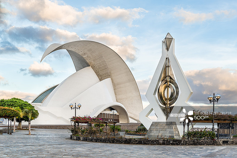 圣克鲁斯-德特内里费礼堂图片素材