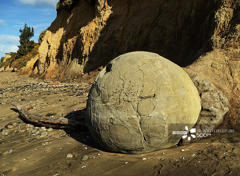 摩拉基巨石图片素材