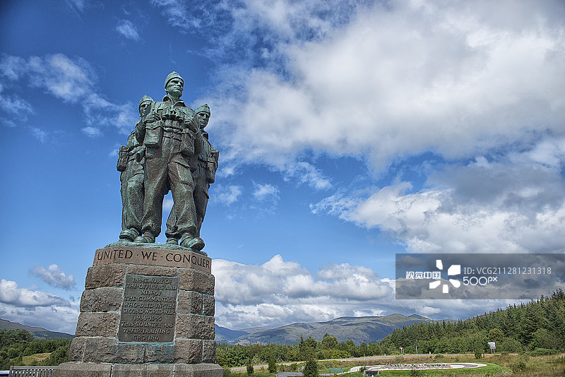 突击队纪念碑图片素材