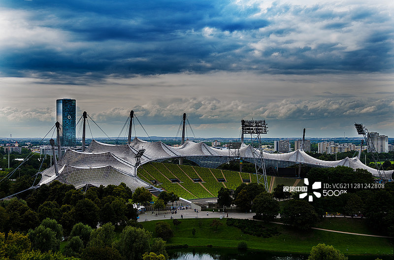 慕尼黑奥林匹亚公园图片素材