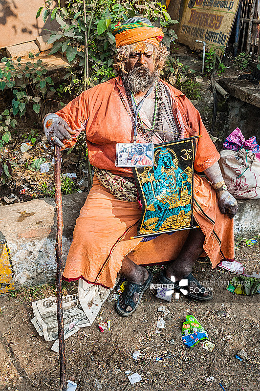 超级苦行僧！图片素材