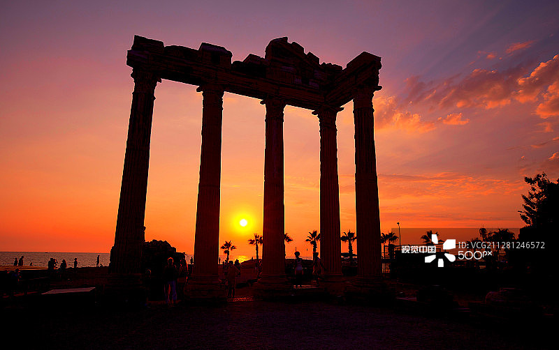 阿波罗神庙图片素材