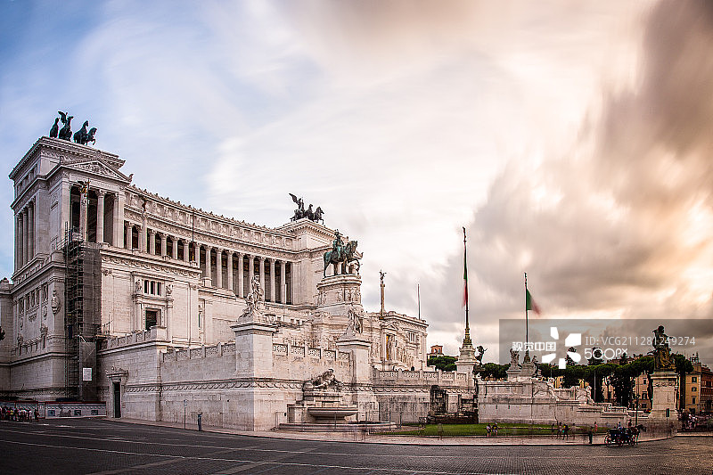 威尼斯广场的祖国祭坛图片素材
