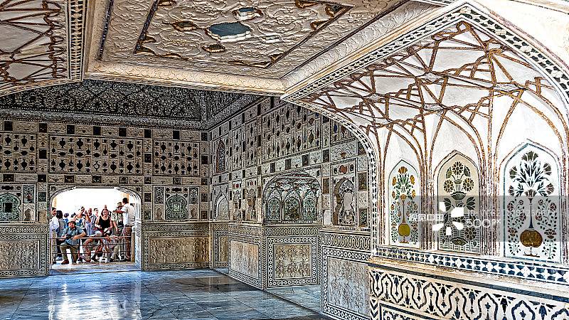 琥珀堡 - 拉贾斯坦邦图片素材