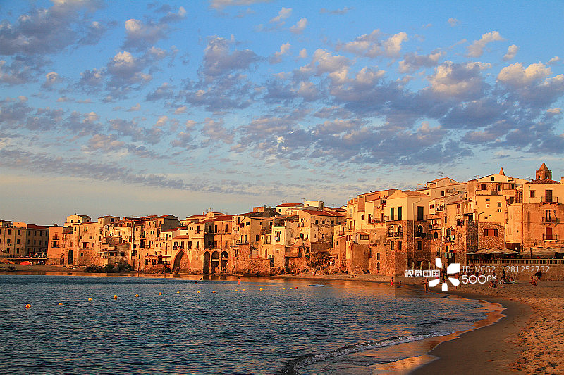 切法卢日落景色图片素材