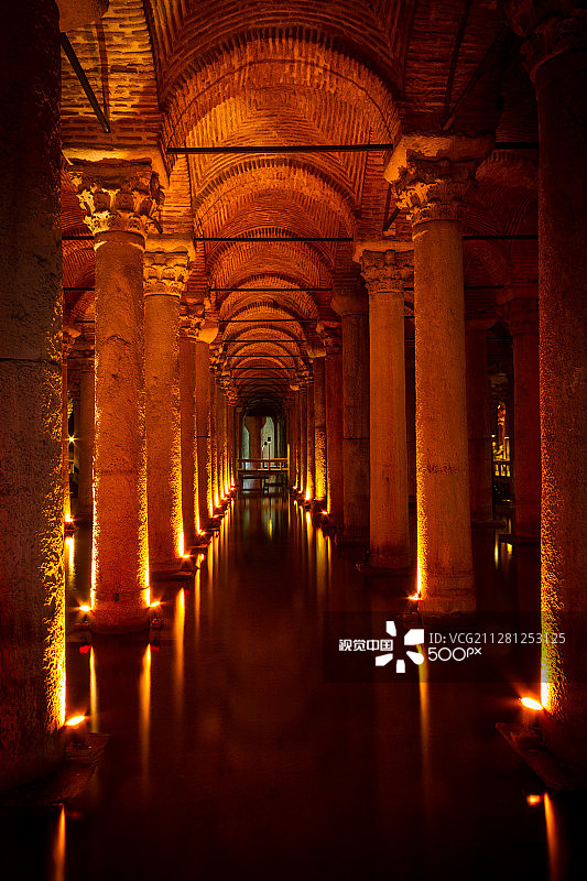 伊斯坦布尔地下水宫图片素材