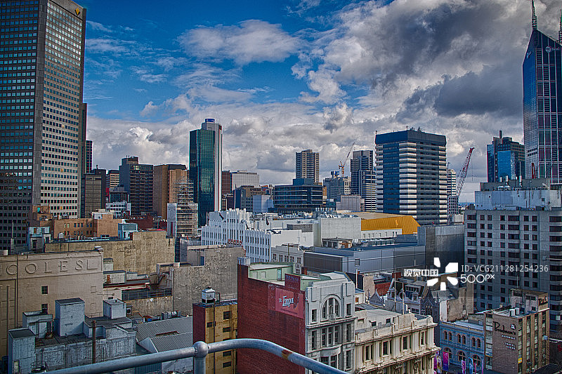 墨尔本HDR天际线图片素材