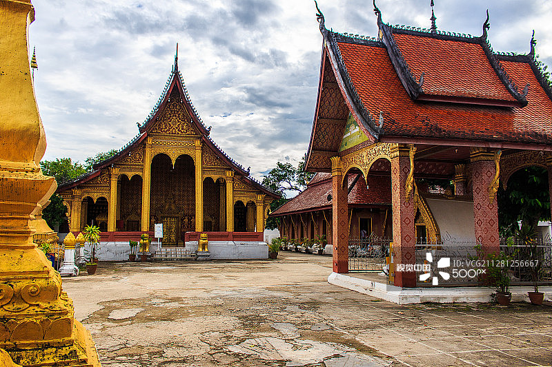 老挝香通寺图片素材