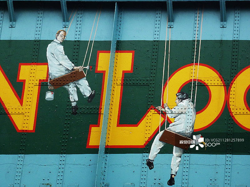 卡姆登船闸铁路桥图片素材