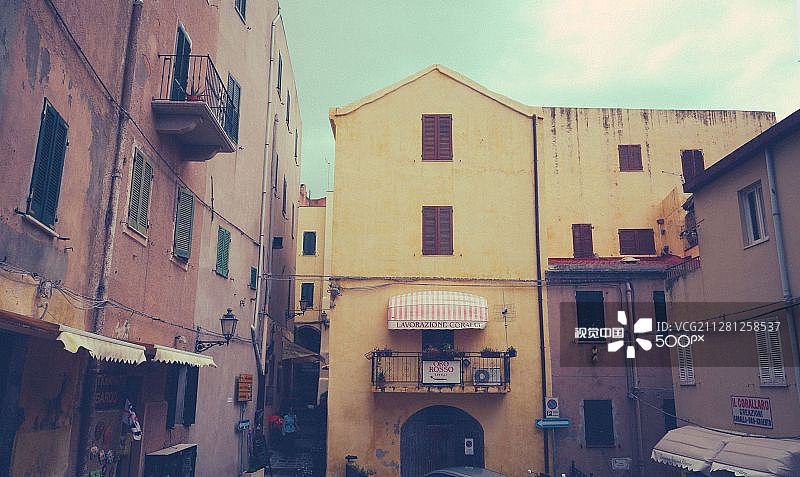 阿尔盖罗褪色的色彩图片素材