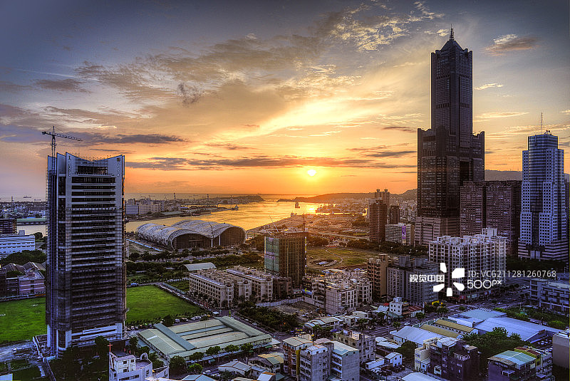 迷人的城市：高雄市图片素材