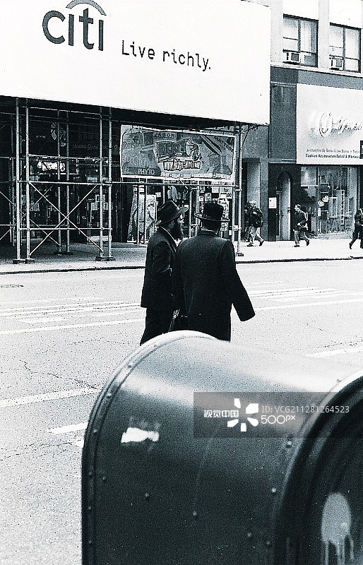 第五大道的犹太人图片素材