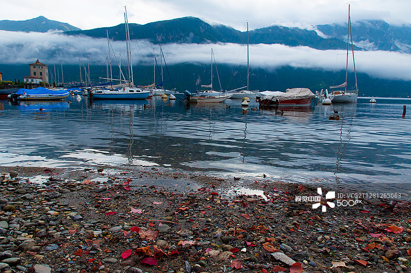 意大利伦巴第科莫湖图片素材