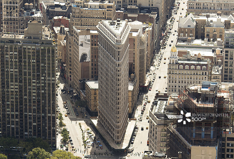 纽约熨斗大厦图片素材