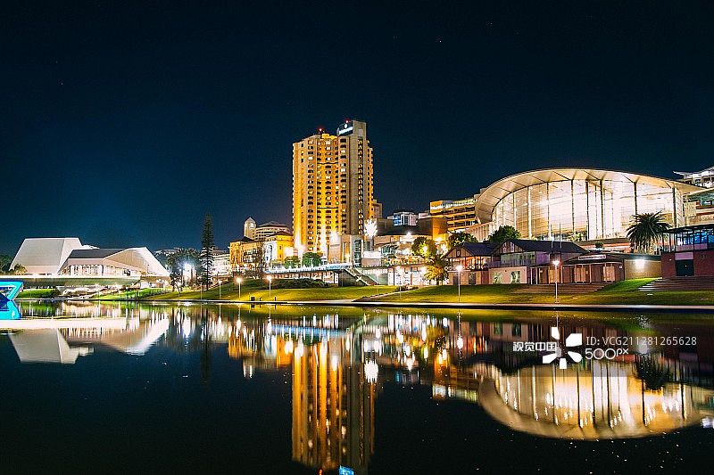 阿德莱德夜景图片素材