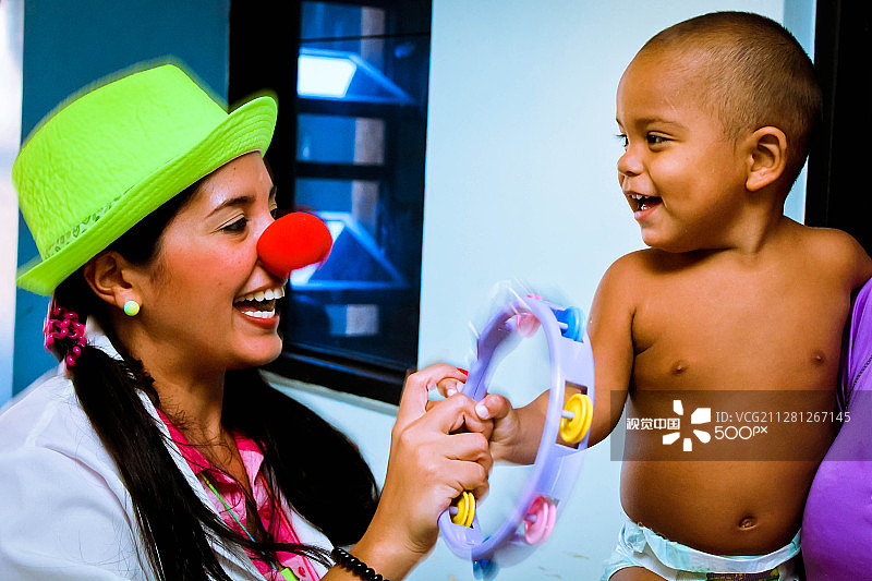 医院小丑 - 道格拉斯·达姆图片素材