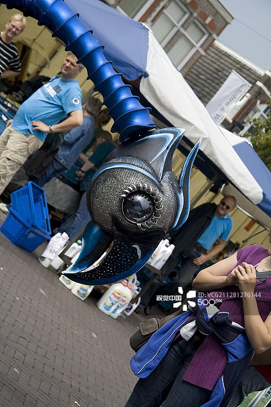 荷兰霍赫芬的行为艺术街头剧团图片素材