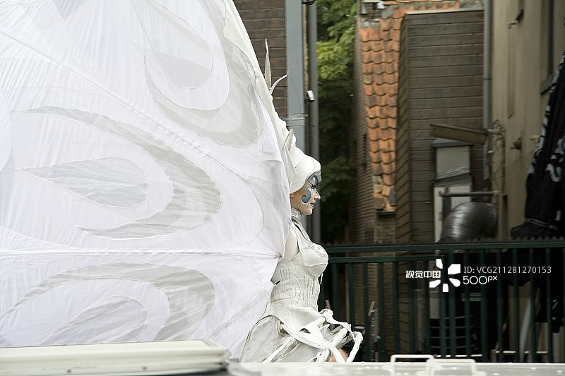 荷兰霍赫芬高跷活动图片素材