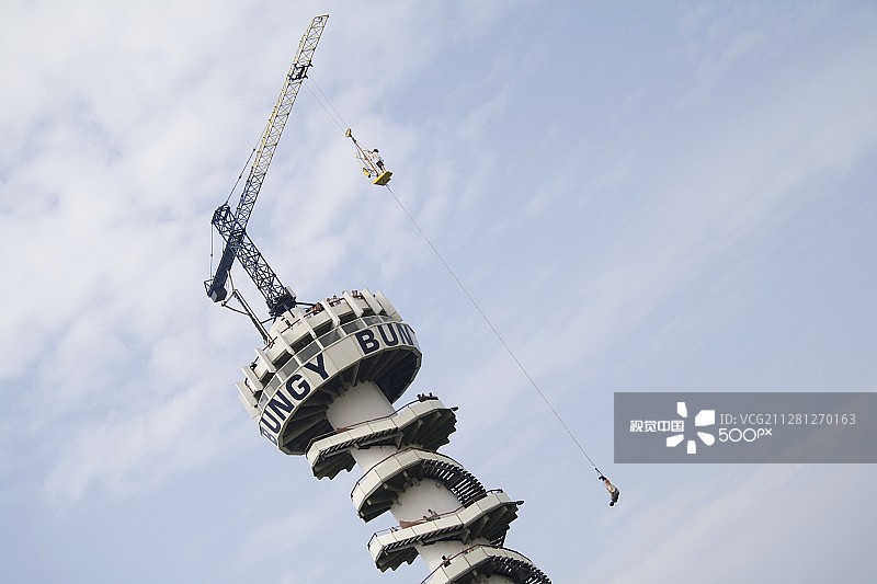 荷兰斯海弗宁恩蹦极中心图片素材