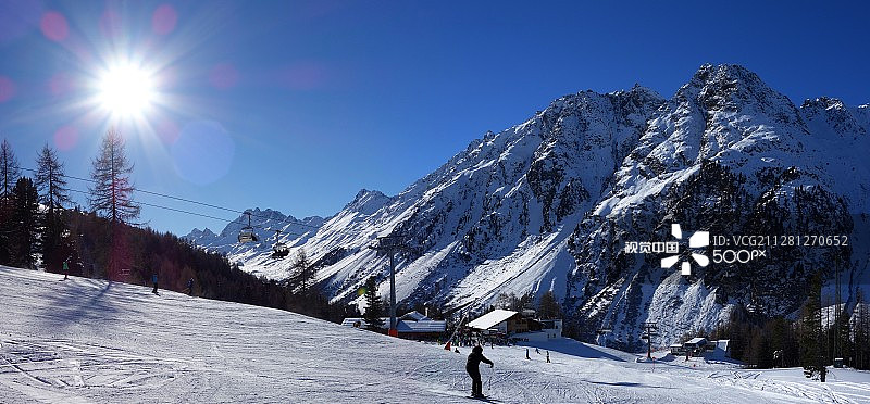 在伊施格尔滑雪图片素材
