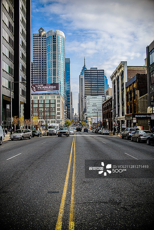 费城市场街图片素材