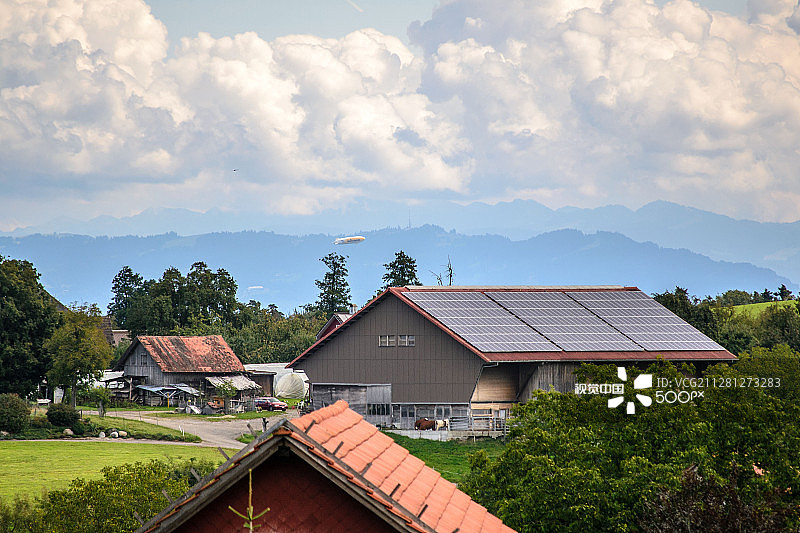 瑞士飞艇图片素材