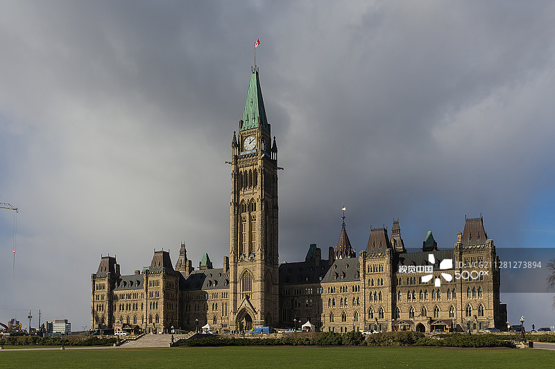 加拿大议会中心大楼图片素材