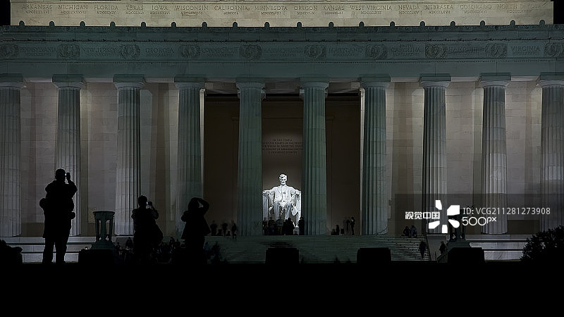 林肯纪念堂图片素材