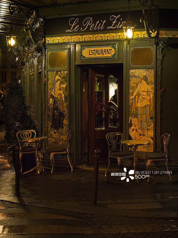 巴黎夜景图片素材