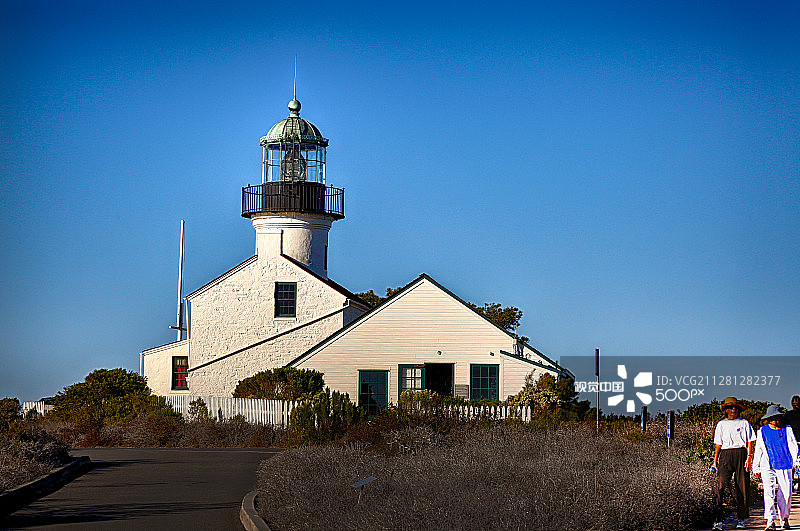 洛马岬灯塔HDR图片素材