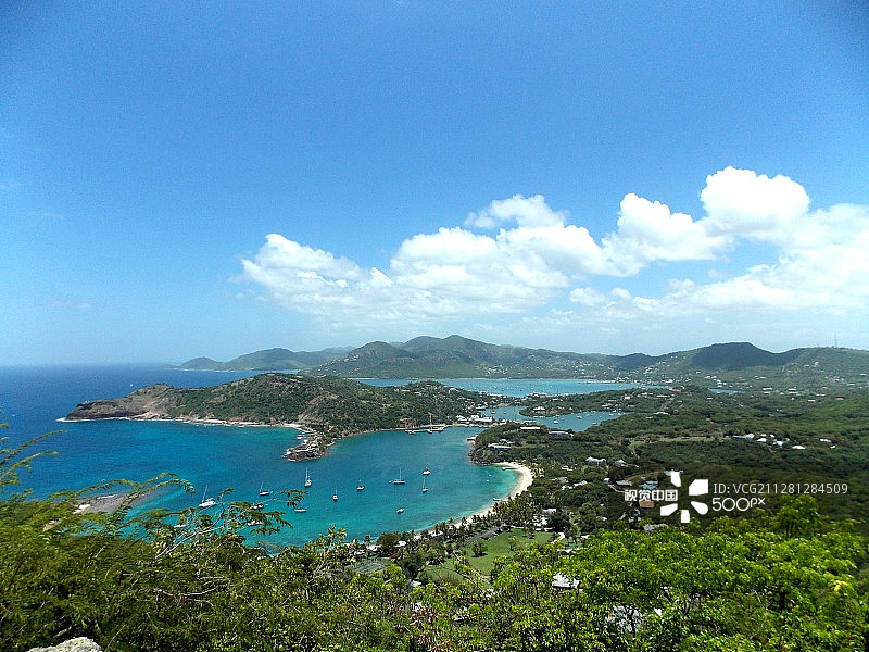 安提瓜的英国港口图片素材