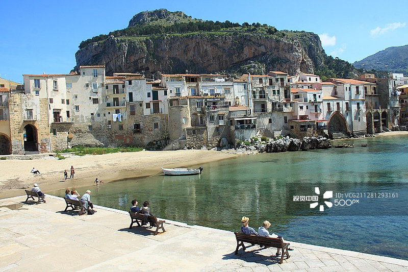 切法卢海滩图片素材