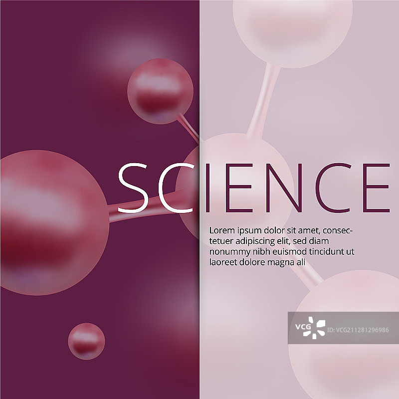 分子抽象网络banner图片素材