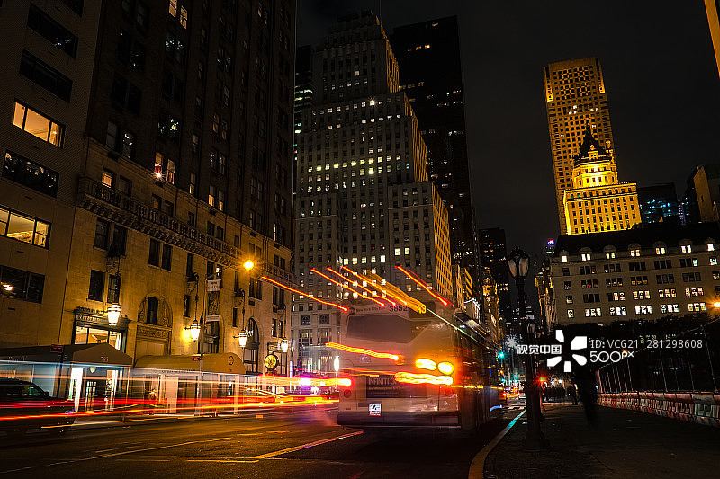 纽约第五大道和第59街图片素材