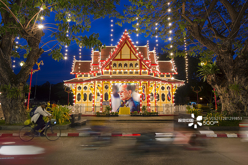 泰国华欣火车站皇家候车室图片素材