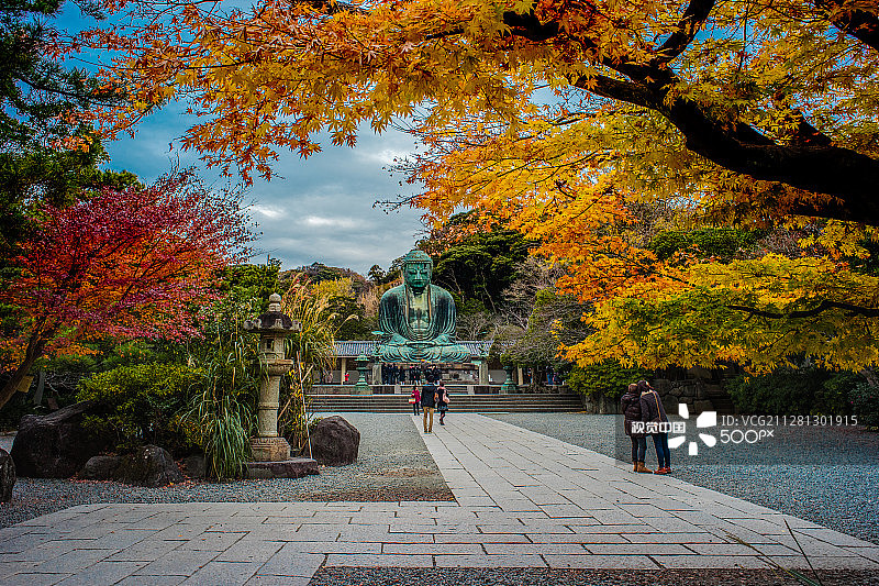 镰仓大佛图片素材