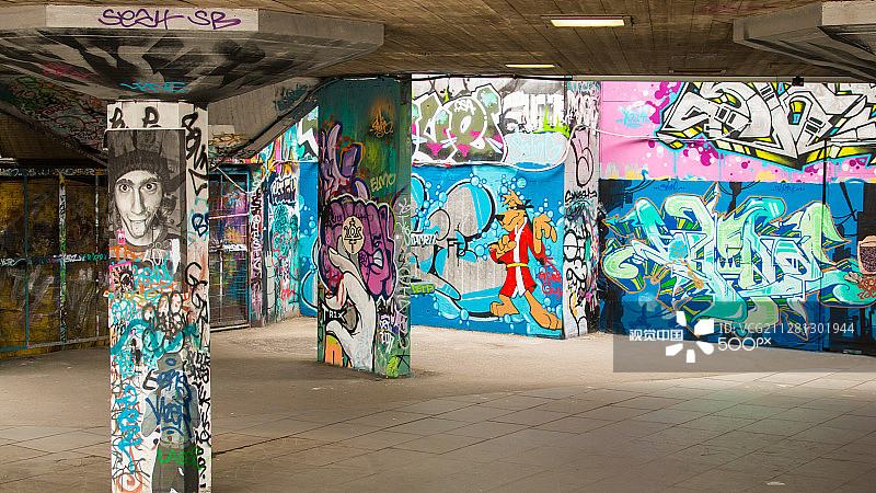 伦敦南岸滑板公园图片素材