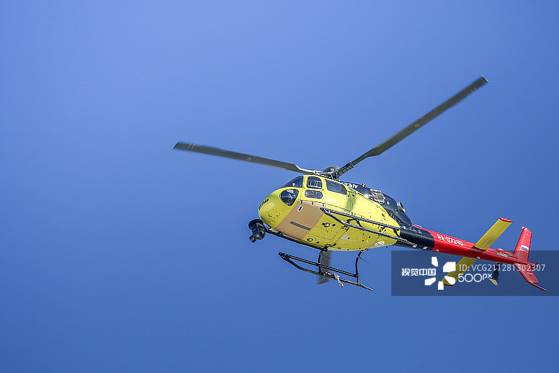 索契UTair航空公司直升机图片素材