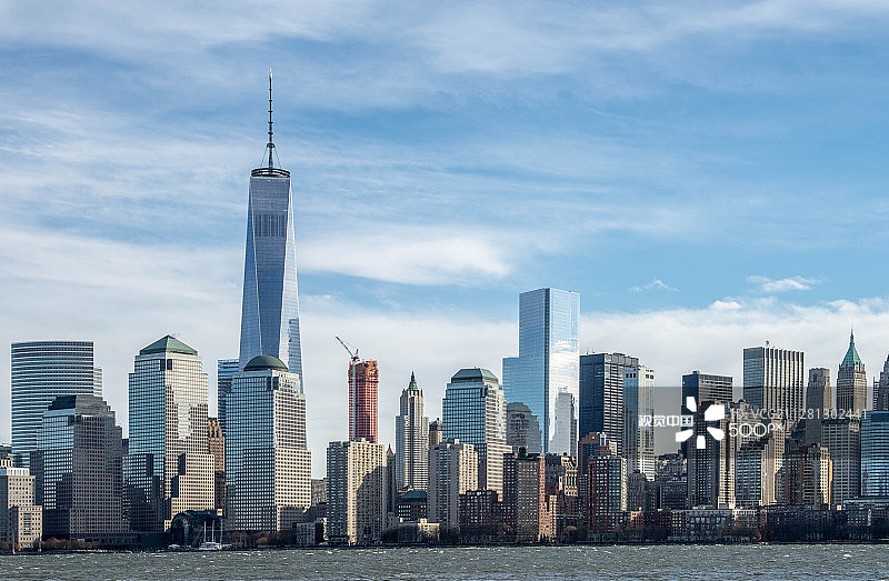 纽约市曼哈顿下城区(1)图片素材