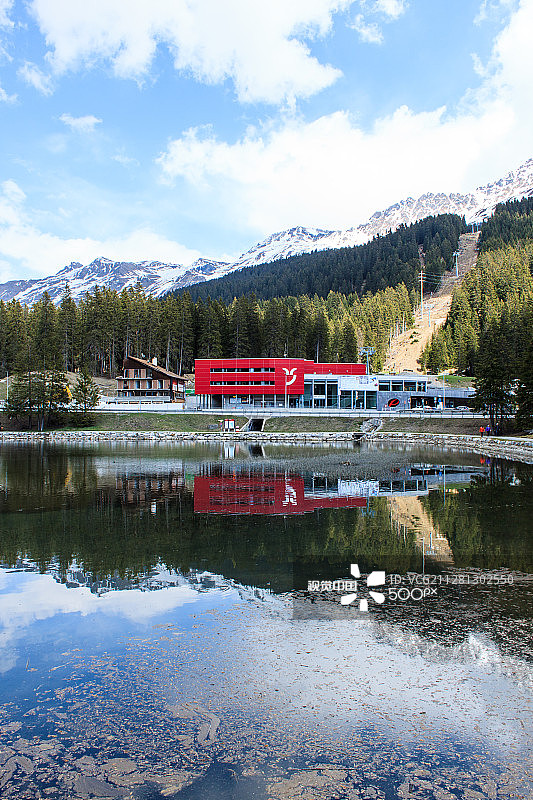 伦策海德山区缆车图片素材
