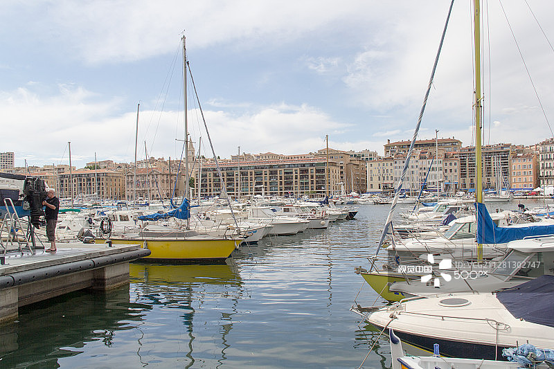 马赛港图片素材